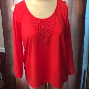 SALE 3/$18 - 
Orange Blouse Medium